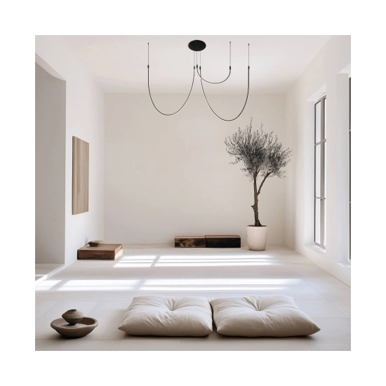 23051 CEILING LED LIGHT 46W 3000K ALUMINIUM-SILICON BLACK