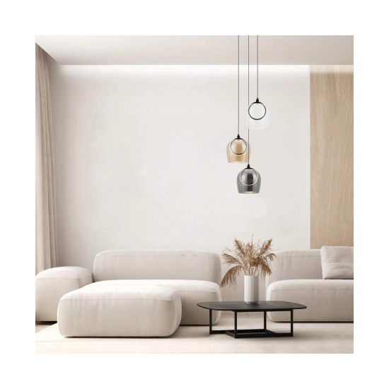 23081 PENDANT LED LIGHT 18W 3000K METAL-GLASS Zambelis Lights
