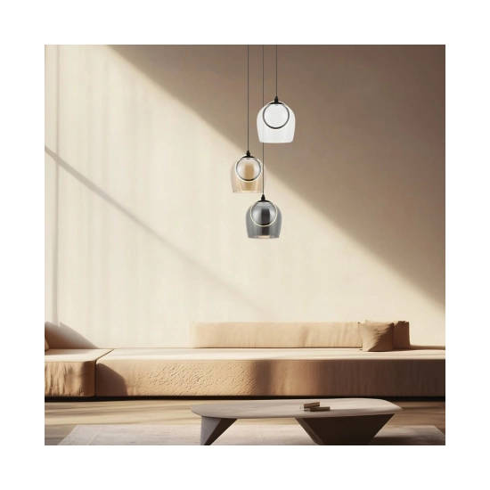 23081 PENDANT LED LIGHT 18W 3000K METAL-GLASS Zambelis Lights
