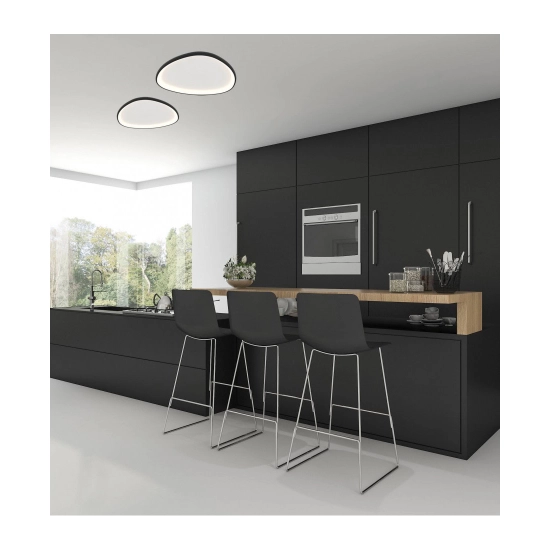 23087 CEILING LED LIGHT 32W 3000K METAL-ACRYLIC BLACK Zambelis Lights