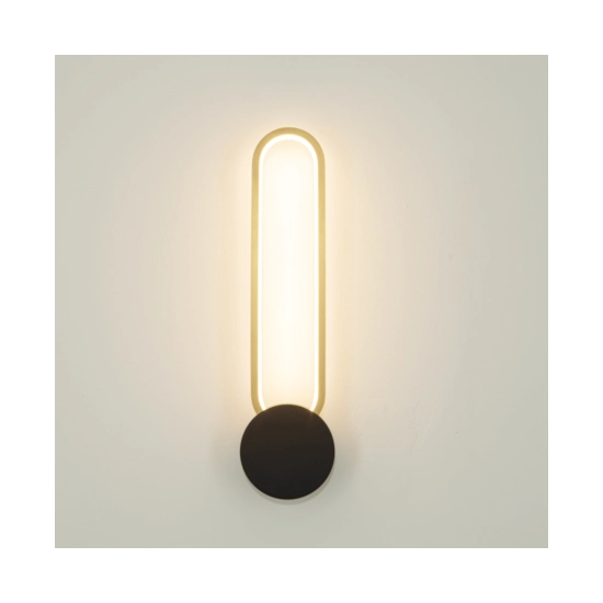 23102 SCONCE LED LIGHT 13W 3000K ALUMINIUM - SILICON, BLACK - GOLD Zambelis Lights