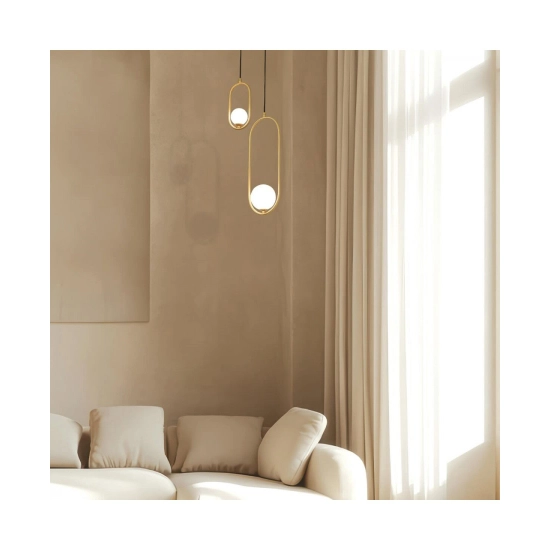 23135 PENDANT LAMP G9 MAX 7W METAL GOLD Zambelis Lights