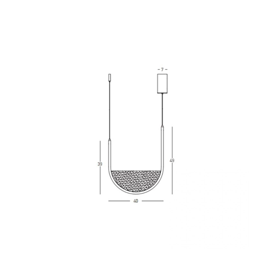 23164 PENDANT LED LIGHT 28W 3000K,4000K BLACK-LIGHT GREY Zambelis Lights
