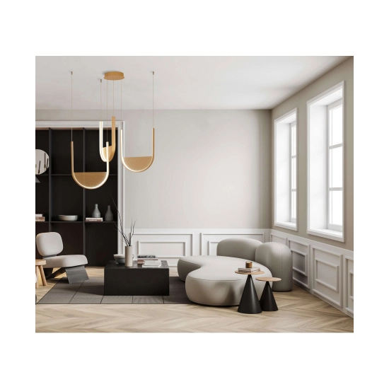 23169 PENDANT LED LIGHT 54W 3000K,4000K GOLD-CHAMPAGNE Zambelis Lights