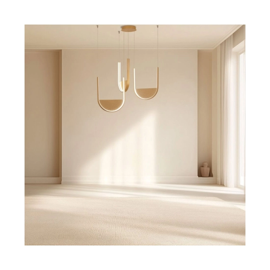 23169 PENDANT LED LIGHT 54W 3000K,4000K GOLD-CHAMPAGNE Zambelis Lights
