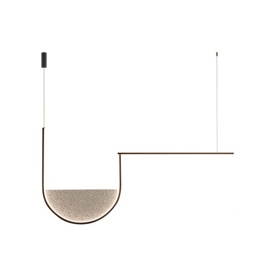 23170 PENDANT LED LIGHT 35W 3000K,4000K BLACK-LIGHT GREY Zambelis Lights