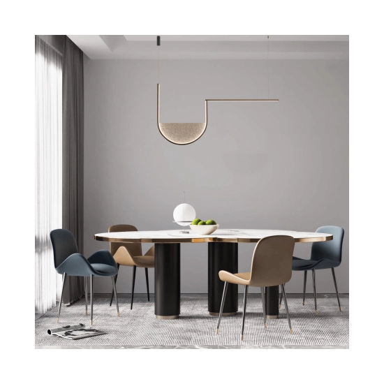23170 PENDANT LED LIGHT 35W 3000K,4000K BLACK-LIGHT GREY Zambelis Lights
