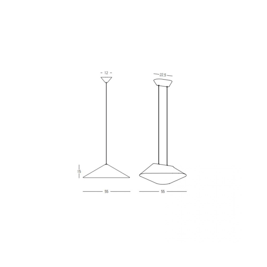 23172 PENDANT LED LIGHT 8W SMD 3000K ACOUSTIC BROWN - GREY Zambelis Lights