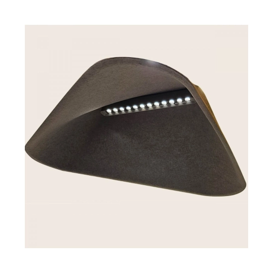 23172 PENDANT LED LIGHT 8W SMD 3000K ACOUSTIC BROWN - GREY Zambelis Lights
