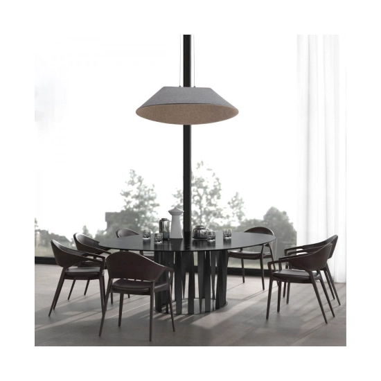 23173 PENDANT LED LIGHT 12W SMD 3000K ACOUSTIC GREY Zambelis Lights