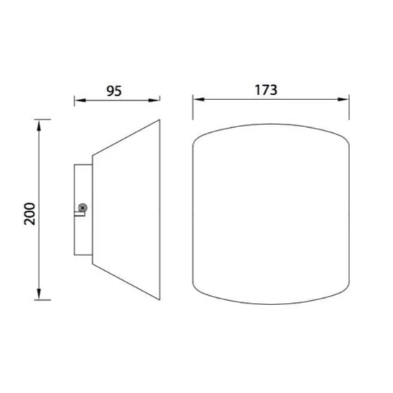 Lampa ścienna Mantra Asimetric 6221MA - zdjęcie dodatkowe 1