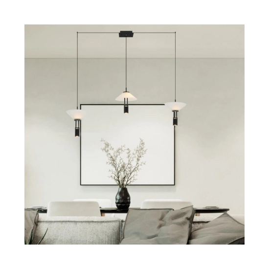 23202 LINE LED LIGHT 28W 3000K ALUMINIUM BLACK Zambelis Lights