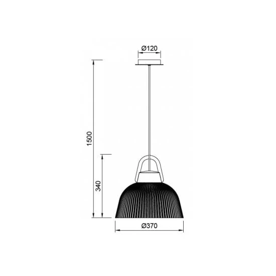 Lampa wisząca Mantra Kinke 6211MA - zdjęcie dodatkowe 1