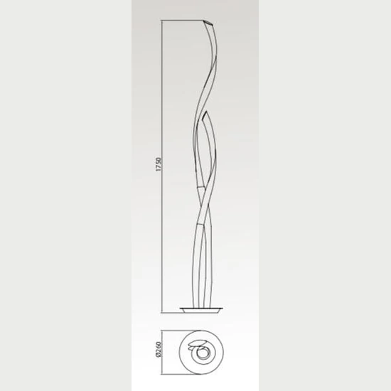 Lampa podłogowa ściemnialna Mantra Armonia 6800MA - zdjęcie dodatkowe 2