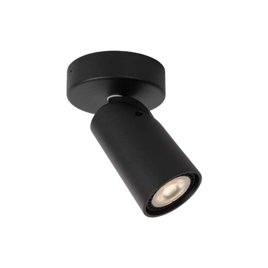 Plafon XYRUS Ø 9 cm GU10 1x5W 2200K/3000K czarny 23954/06/30 Lucide - zdjęcie produktu