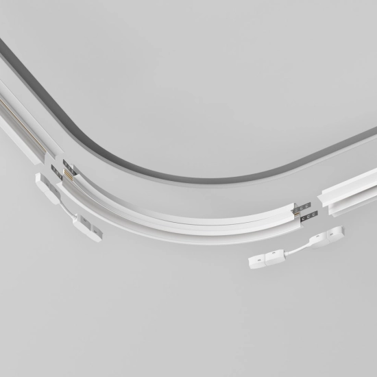 Złącze promieniowe R300 Exility szynoprzewód wpuszczany do płyt kartonowo-gipsowych 12,5 mm, biały TRA044-angle.12W Maytoni - zdjęcie dodatkowe 3