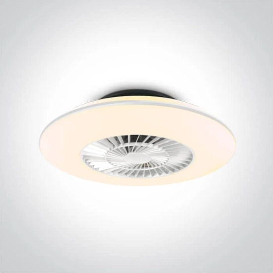 kinkiecik.pl Ewodia 24002/W biała lampa sufitowa z regulacją CCT, wentylatorem oraz silnikiem prądu stałego LED 30W 230V