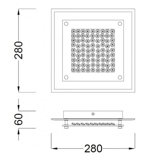Lampa sufitowa Mantra Crystal Led 4580MA - zdjęcie dodatkowe 1