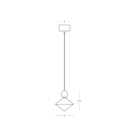 Lampa wisząca LED 25100 8W 3000K Zambelis Lights - zdjęcie 3