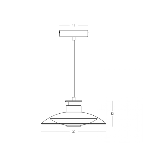 25142 PENDANT LED LIGHT 10W 3000K SANDY BLACK - SMOKED GLASS Zambelis Lights
