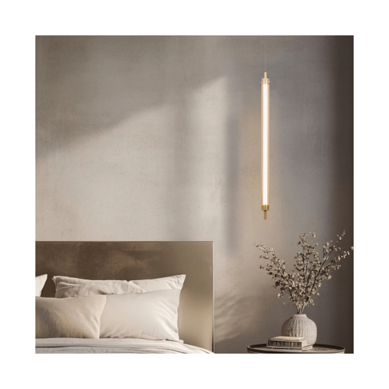 25168 PENDANT LED LIGHT 20W 3000K BRUSHED GOLD Zambelis Lights