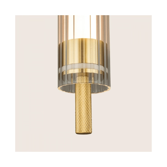 25168 PENDANT LED LIGHT 20W 3000K BRUSHED GOLD Zambelis Lights
