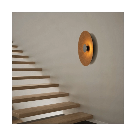 25179 SCONCE LED LIGHT 6W ACOUSTIC LIGHT BROWN - BLACK Zambelis Lights