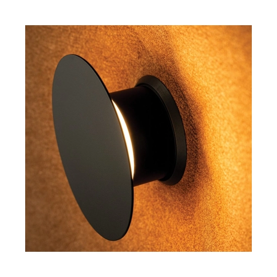 25179 SCONCE LED LIGHT 6W ACOUSTIC LIGHT BROWN - BLACK Zambelis Lights
