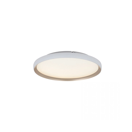 25185 CEILING LED LIGHT 20W 2700K-3000K-4000K ALUMINIUM - MICROPRISMATIC ACRYLIC WHITE MATT - GOLD Zambelis Lights