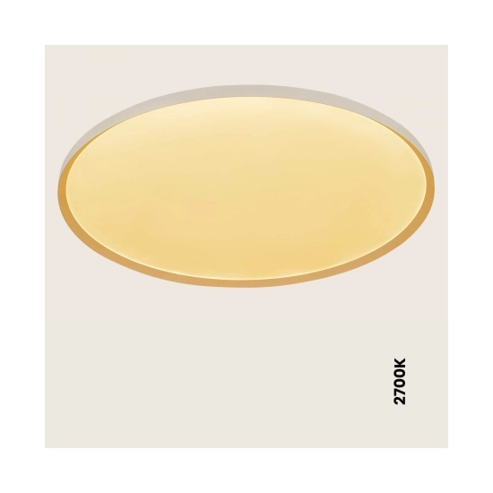 25202 CEILING LED LIGHT 84W 2700K-3200K-4000K DALI SANDY WHITE - METAL - ALUMINIUM - MICROPRISMATIC DIFFUSER Zambelis Lights
