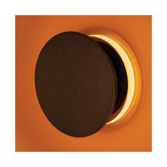 25272 WALL LED LIGHT 22W 2700K-3000K TRIAC BLACK MATT - TAWNY GLASS Zambelis Lights