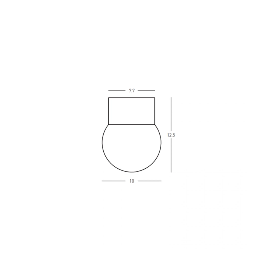 25307 CELING LED LIGHT 6W 3000K SANDY WHITE Zambelis Lights