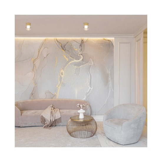 25308 CELING LED LIGHT 6W 3000K GOLD MATT Zambelis Lights