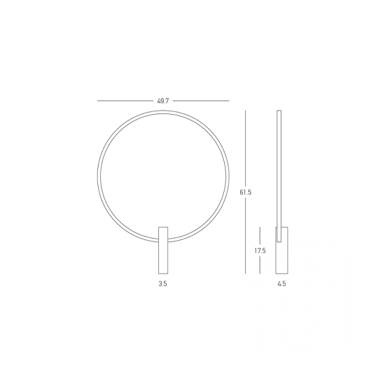 25320 WALL LED LIGHT 23W 3000K SANDY BLACK METAL - ALUMINIUM - ACRYLIC Zambelis Lights