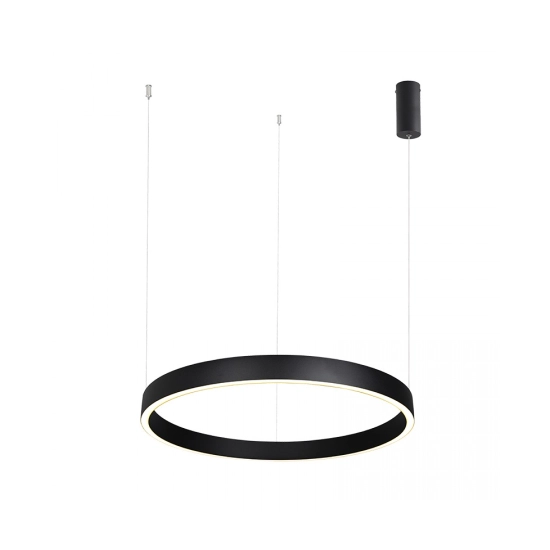25365 PENDANT LED LIGHT UP-DOWN 59W 3000K BLACK ALUMINIUM - ACRYLIC Zambelis Lights
