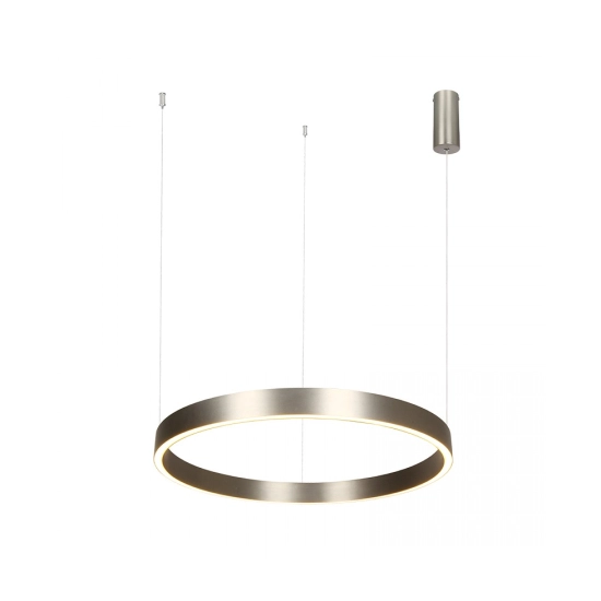 25366 PENDANT LED LIGHT UP-DOWN 59W 3000K ELECTROPLATE BRUSHED NICKEL ALUMINIUM - ACRYLIC Zambelis Lights