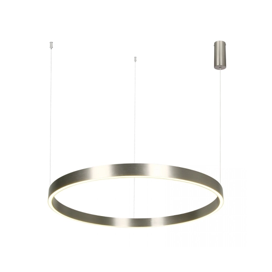 25369 PENDANT LED LIGHT UP-DOWN 70W 3000K ELECTROPLATE BRUSHED NICKEL ALUMINIUM - ACRYLIC ALUMINIUM - ACRYLIC Zambelis Lights