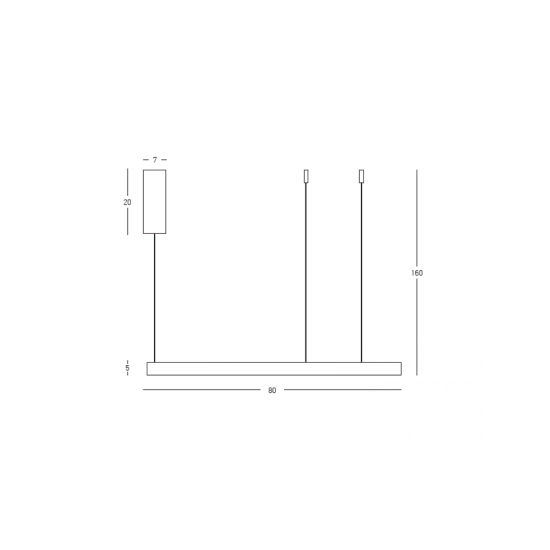 25369 PENDANT LED LIGHT UP-DOWN 70W 3000K ELECTROPLATE BRUSHED NICKEL ALUMINIUM - ACRYLIC ALUMINIUM - ACRYLIC Zambelis Lights