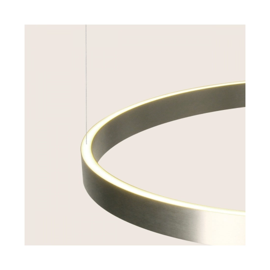 25369 PENDANT LED LIGHT UP-DOWN 70W 3000K ELECTROPLATE BRUSHED NICKEL ALUMINIUM - ACRYLIC ALUMINIUM - ACRYLIC Zambelis Lights