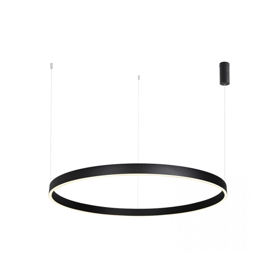 25371 PENDANT LED LIGHT UP-DOWN 88W 3000K BLACK ALUMINIUM - ACRYLIC Zambelis Lights