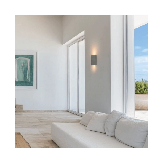 25384 WALL LIGHT 2xG9 MAX 25W UP-DOWN LIGHTING CONCRETE Zambelis Lights