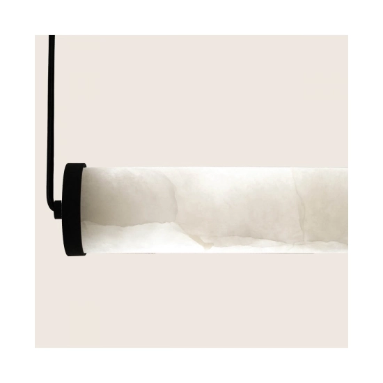 2539 PENDANT LED LINE LIGHT 23W 3000K TRIAC SANDY BLACK - ALABASTER Zambelis Lights