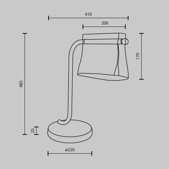 Lampa stołowa Cabaret MOD170TL-L8BS3K Maytoni - zdjęcie dodatkowe 2