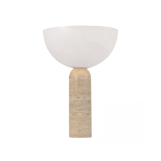 25427 TABLE LIGHT 1xE27 MAX 40W NATURAL STONE - OPAL ACRYLIC Zambelis Lights