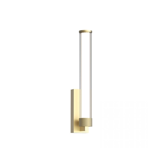 25445 WALL LED LIGHT 9W 3000K TRIAC BRUSHED GOLD Zambelis Lights