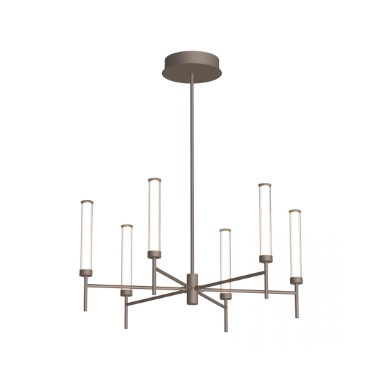 25448 PENDANT LED LIGHT 46W 3000K TRIAC BRUSHED COFFEE Zambelis Lights