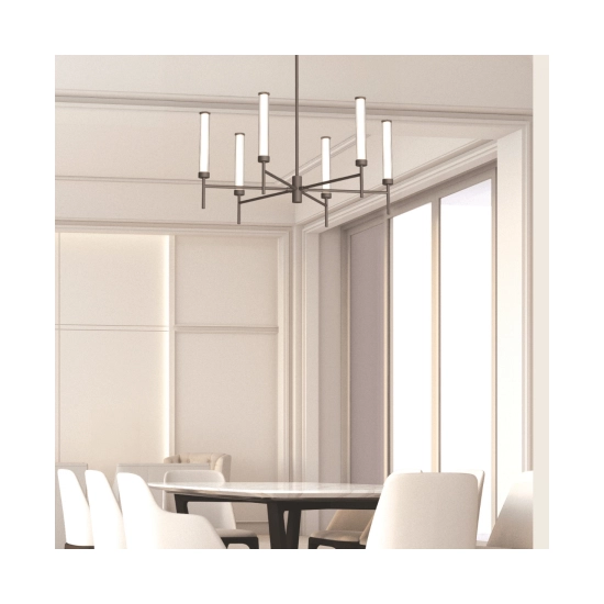 25448 PENDANT LED LIGHT 46W 3000K TRIAC BRUSHED COFFEE Zambelis Lights