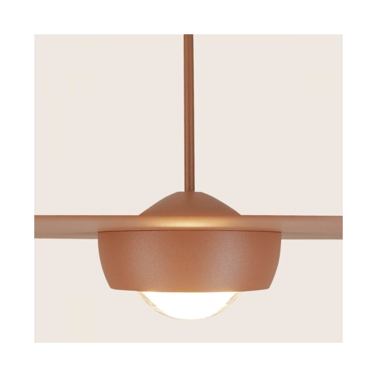 2588 PENDANT LED LIGHT 21W 3000K TRIAC SANDY BRICK RED Zambelis Lights