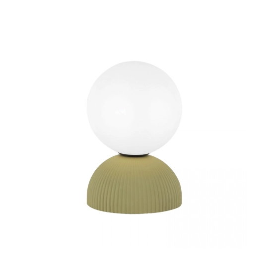 2589 TABLE LIGHT 1xG9 LED MAX 9W CLAY OLIVE GREEN - BLACK Zambelis Lights