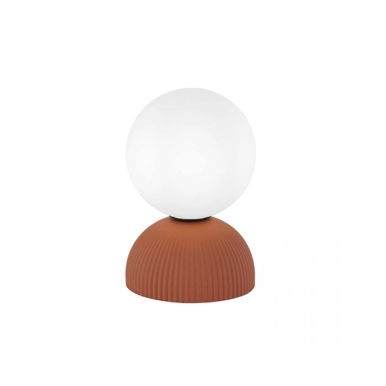 2590 TABLE LIGHT 1xG9 LED MAX 9W CLAY TERRACOTTA - BLACK Zambelis Lights